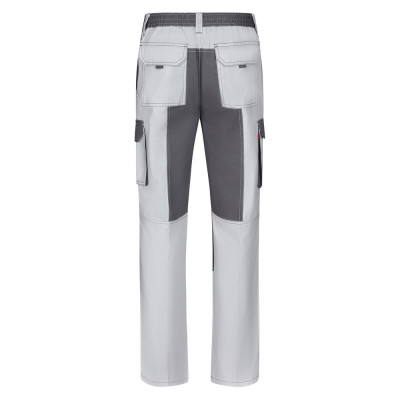 VL NJORD. Two-tone multi-pocket twill trousers (240 g/m²), in cotton (35) and polyester (65)